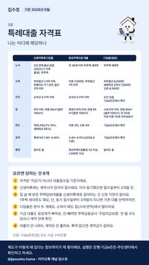 특례대출 자격표
